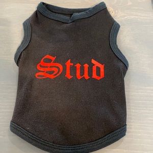 STUD old English font tank Size small. Brand new!